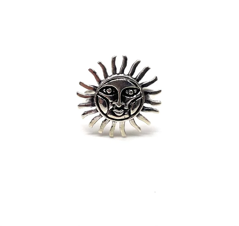 Modern Sun Face Ring