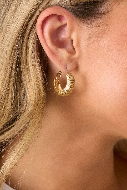 Regency Radiance Gold Hoops