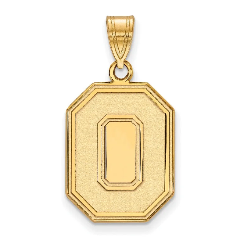 10k Yellow Gold Ohio State Large 'O' Pendant